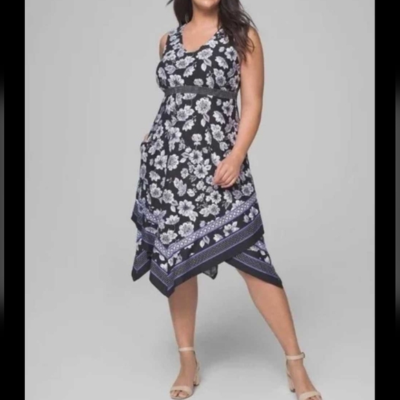 Soma Dresses & Skirts - Soma MIDI handkerchief bottom floral dress